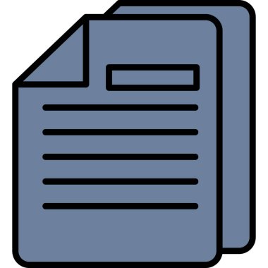 dokümanlar web simgesi vektör illüstrasyonu