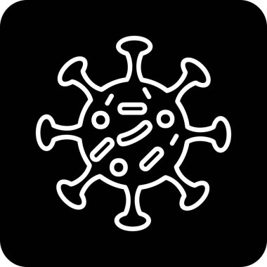 Virüs ikonu vektör illüstrasyonu 