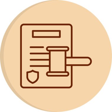 Adalet simgesi vektörünün çekici