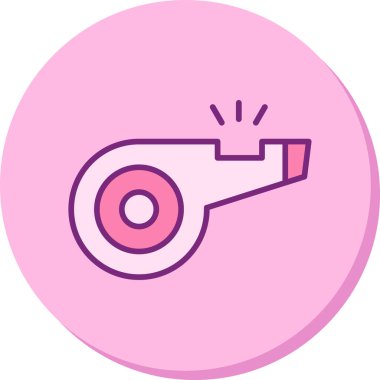 Web tasarımı için ıslık simgesi, vektör illüstrasyonu 