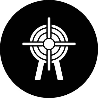 Hedef. Web simgesi basit illüstrasyon 