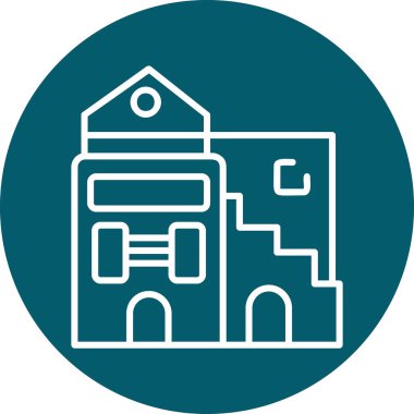 vektör evi oluşturma simgesi, modern tasarım illüstrasyonu 