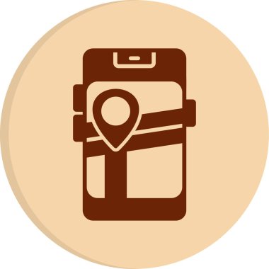 Harita işaretleyici simgesi, konum vektör illüstrasyonu 