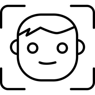 avatar erkek kullanıcı simgesi, yüz kimliği 