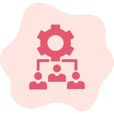 Bir grup insanın vektör çizimi, Takım Yönetimi