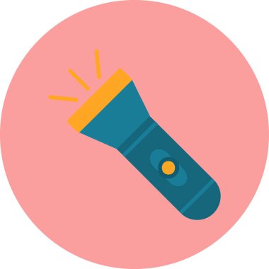 el feneri. Web simgesi basit illüstrasyon