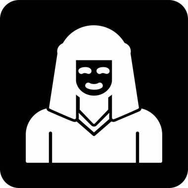 Bedevi web simgesi, vektör illüstrasyonu 