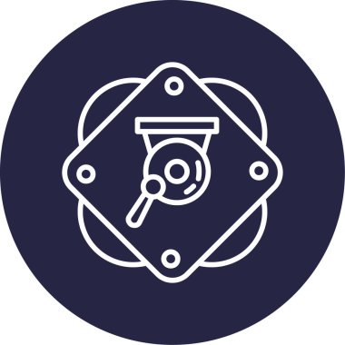 gong simgesi web basit illüstrasyon