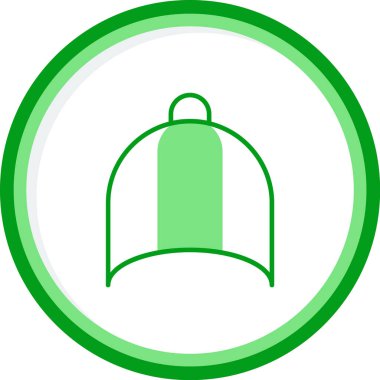 kapsül simgesi, vektör illüstrasyonu basit tasarım