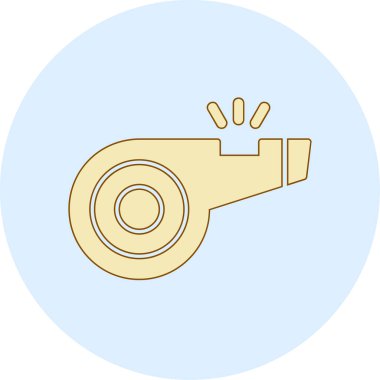 Web tasarımı için ıslık simgesi, vektör illüstrasyonu 