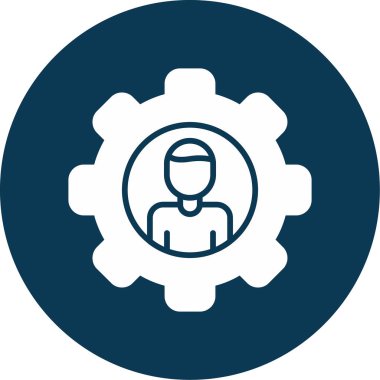 İlişki insanları simgesinin vektör illüstrasyonu