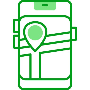 Harita işaretleyici simgesi, konum vektör illüstrasyonu 