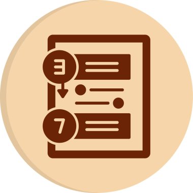 işlem web simgesi vektör illüstrasyonu