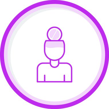 Özdenetim web simgesi, vektör illüstrasyonu