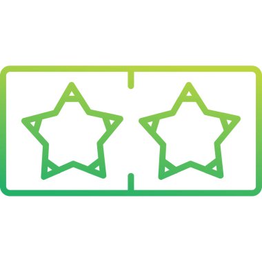 Yıldız Derecelendirme Ağı simgesi, vektör illüstrasyonu