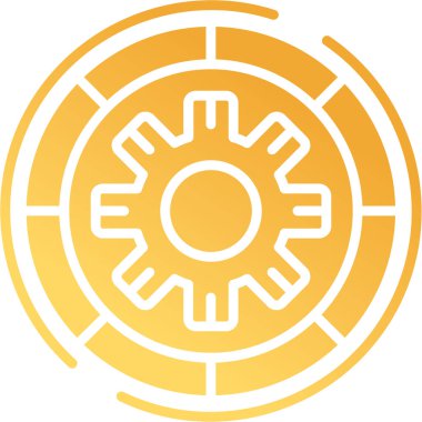 Görev yerine getirilen simge vektör illüstrasyonu         