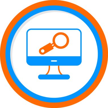 seo modern simgesinin vektör illüstrasyonu 