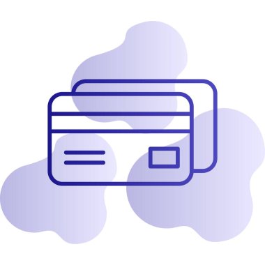 Kredi kartı iyonunun vektör çizimi