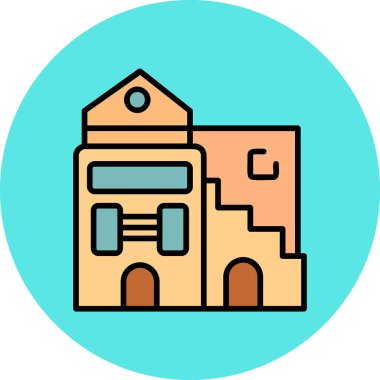 vektör evi oluşturma simgesi, modern tasarım illüstrasyonu 