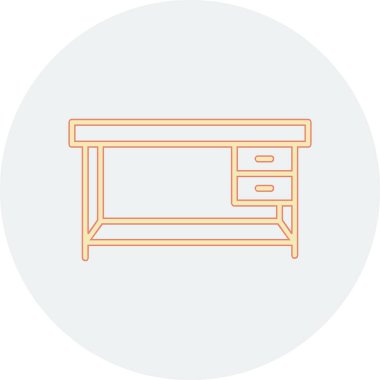 Resepsiyon simge vektör çizim 