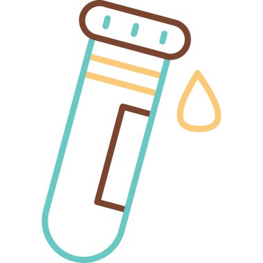 kan testi ikonu vektör illüstrasyonu         