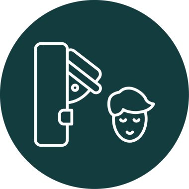 Sapık. Web simgesi vektör illüstrasyonu