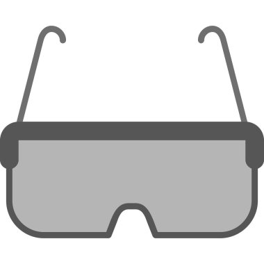 Gözlük. Web simgesi basit illüstrasyon 