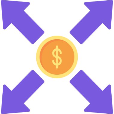 Genişleme. Web simgesi vektör illüstrasyonu