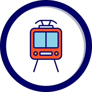 Web simgesi tren, illüstrasyon vektör 