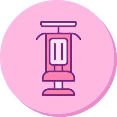 Modern Gym Machine simgesinin vektör çizimi         