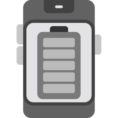 Tam mobil pil vektör çizimi