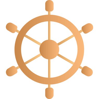 Dümen. Web simgesi basit illüstrasyon