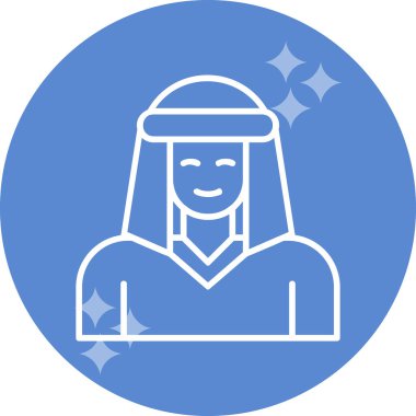 Bedevi web simgesi, vektör illüstrasyonu 