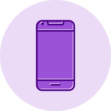 Smartphone web simgesi, vektör çizim 