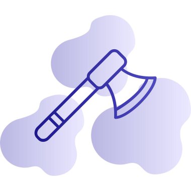 Balta ağ simgesi, vektör illüstrasyonu 