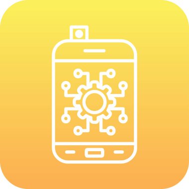 Otomatik ağ simgesi vektör illüstrasyonu 