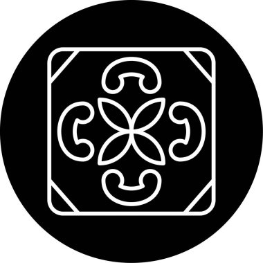 Döşeme. Web simgesi basit illüstrasyon