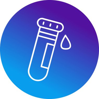 kan testi ikonu vektör illüstrasyonu         