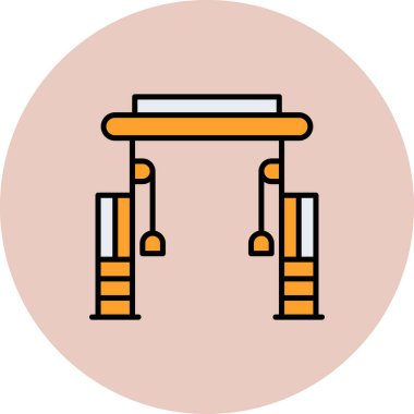 Cable Crossover Web simgesi basit illüstrasyonuName