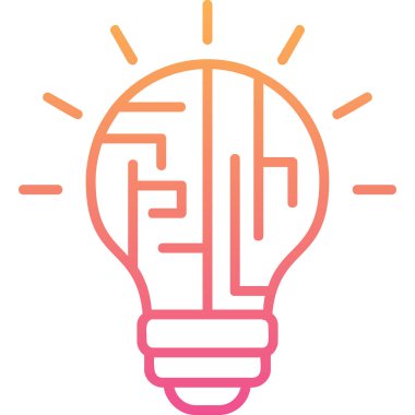 yaratıcı Mantık simgesi vektör çizimi