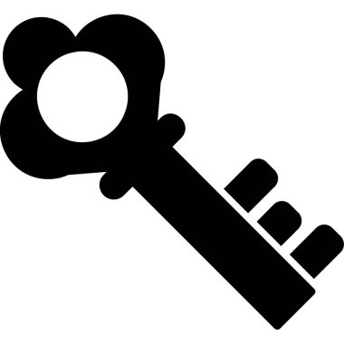 Anahtar. Web simgesi basit illüstrasyon 