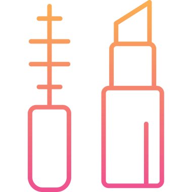 Makyaj Ağı simgesi basit illüstrasyon 