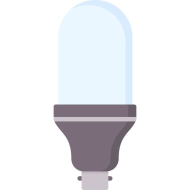 Ampul. Web simgesi vektör illüstrasyonu