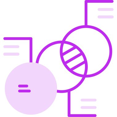 Diyagram web simgesi basit illüstrasyon 