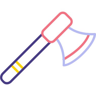 Balta ağ simgesi, vektör illüstrasyonu 