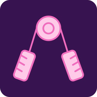 El Kavrama Ağı simgesi basit illüstrasyon