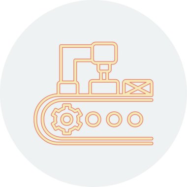 Modern taşıyıcı simgesinin vektör illüstrasyonu