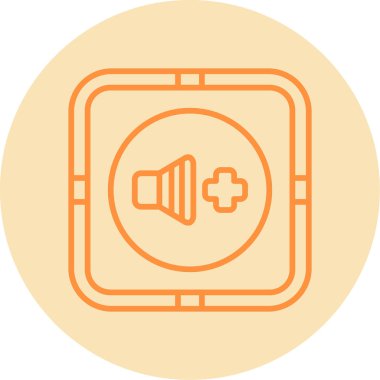 Ağ simgesini, vektör illüstrasyonunu yükselt