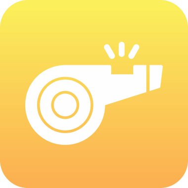 Web tasarımı için ıslık simgesi, vektör illüstrasyonu 