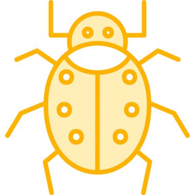 Böcek. Web simgesi basit illüstrasyon 